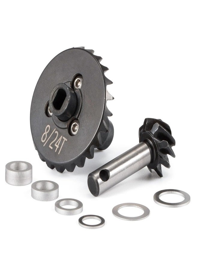 CobraCrawler Overdrive Underdrive Helical Axle Gear Set 24/8T 27/8T 30/8T 33/8T for Axial SCX10 AR44 AR45 Capra Axle VS4-10 F9 Phoenix F10 (24T 8T) - Image 2